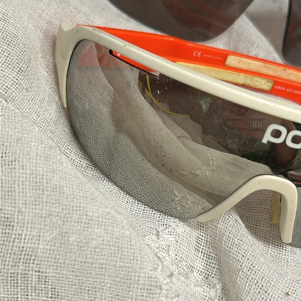 POC sport sunglasses with interchangeable lenses
